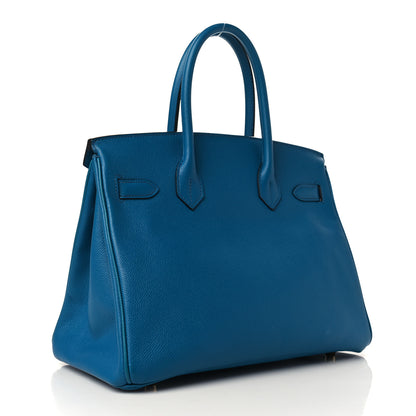 Hermes Epsom Birkin 30 Bleu Izmir 3 of 9
