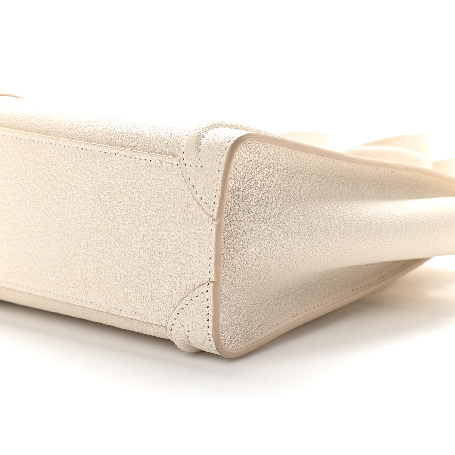 Celine Goatskin Nano Luggage White 9 of 10