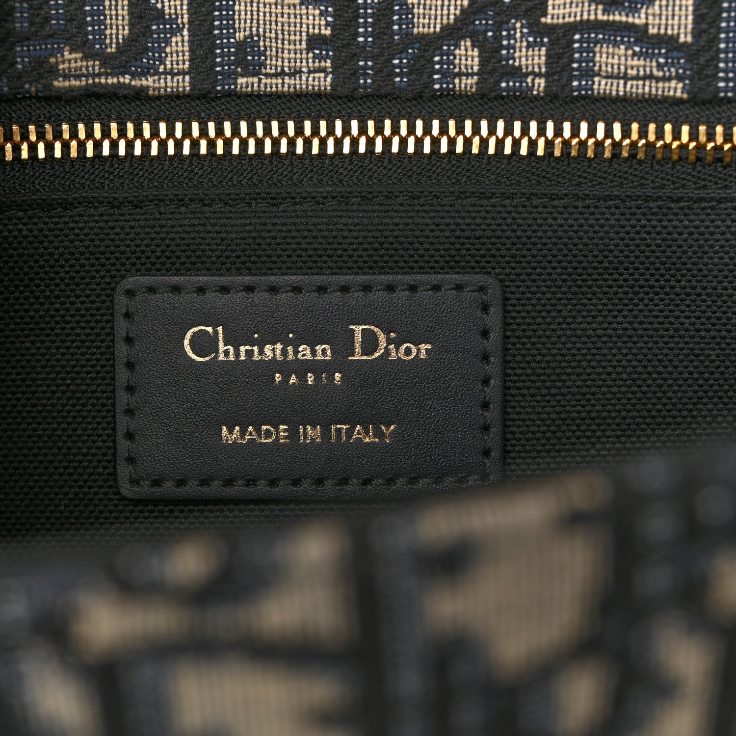 Christian Dior Oblique 30 Montaigne Flap Bag Blue 6 of 13