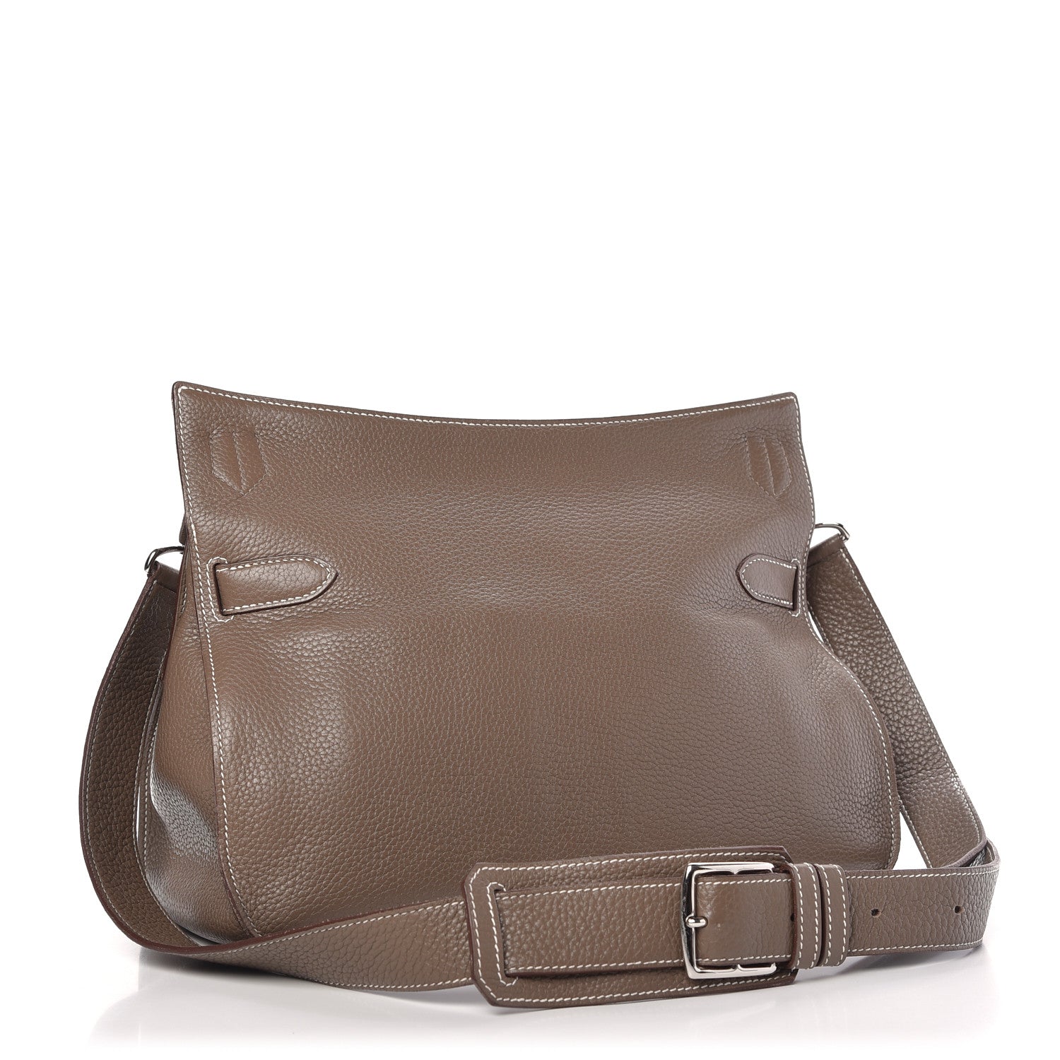 Hermes Taurillon Clemence Jypsiere 34 Etoupe 3 of 9