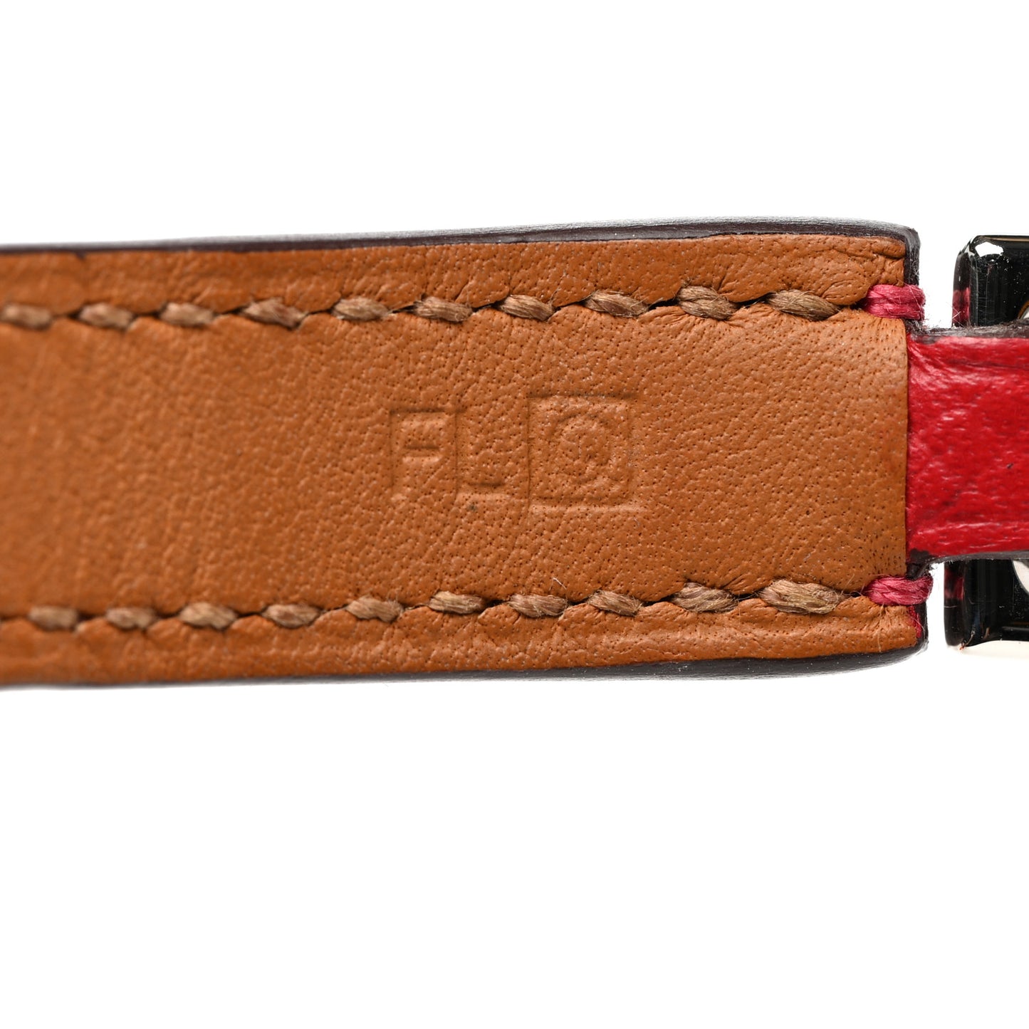 Epsom Rivale Double Tour Bracelet S Rouge Casaque