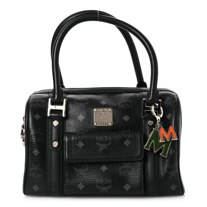 MCM Visetos Small Boston Bag Black 1 of 14