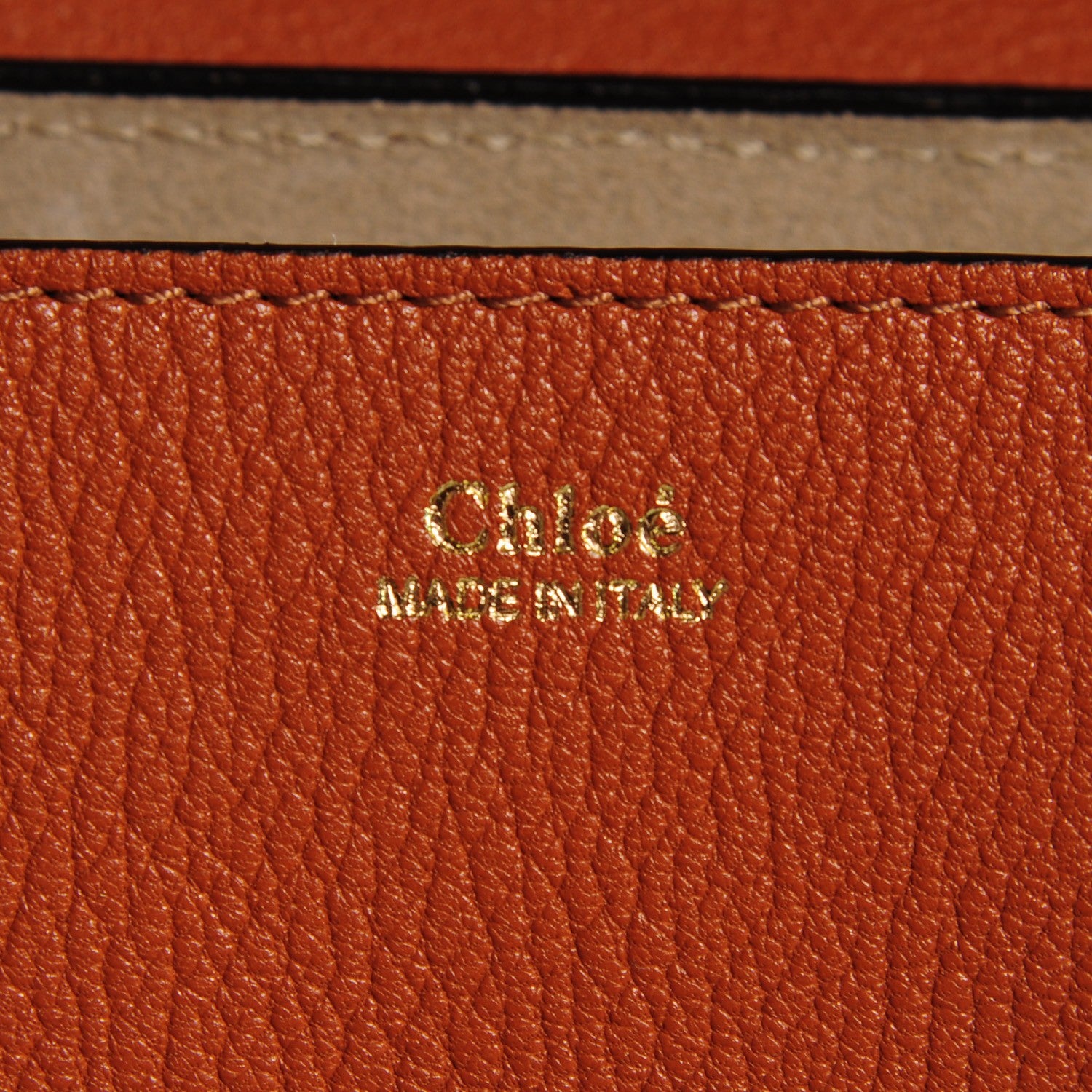 Chloe Grained Lambskin Drew Shoulder Bag Caramel 9 of 9