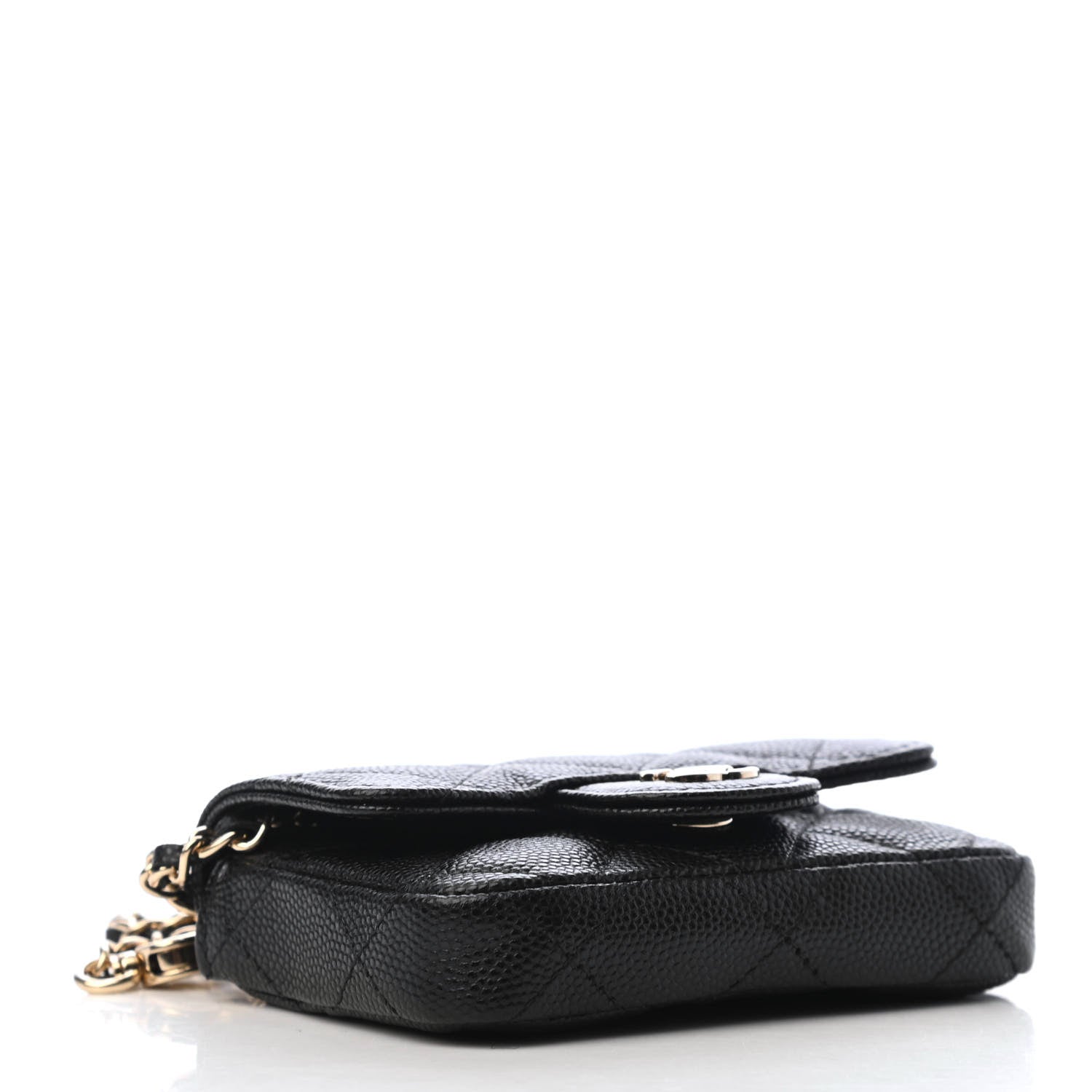 Chanel Caviar Quilted Mini Chain Belt Bag Black 4 of 8