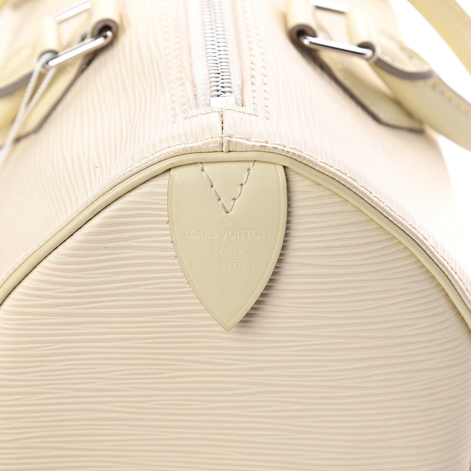 Louis Vuitton Epi Speedy 25 Ivory 8 of 8