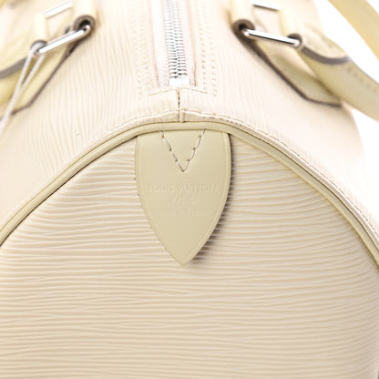 Louis Vuitton Epi Speedy 25 Ivory 8 of 8