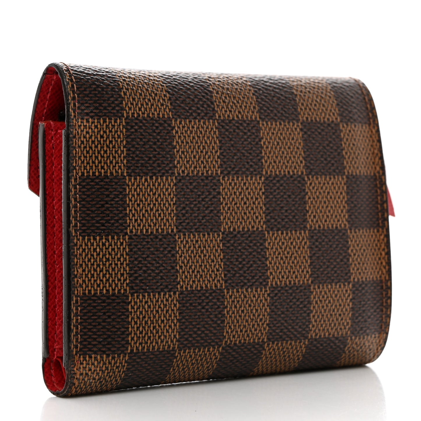 Damier Ebene Victorine Wallet Cherry