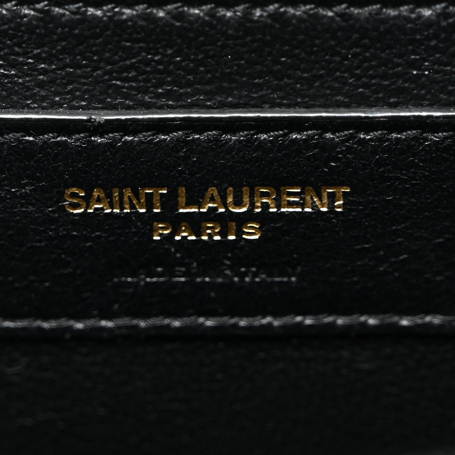 Saint Laurent Grain De Poudre Medium Classic Monogram Kate Satchel Black 6 of 9