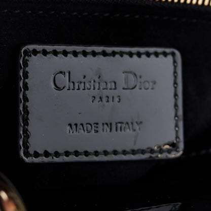 Christian Dior Patent Cannage Small Lady Dior Black 6 of 10