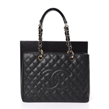 Chanel Caviar Quilted Grand Shopping Tote GST Black 11 of 11