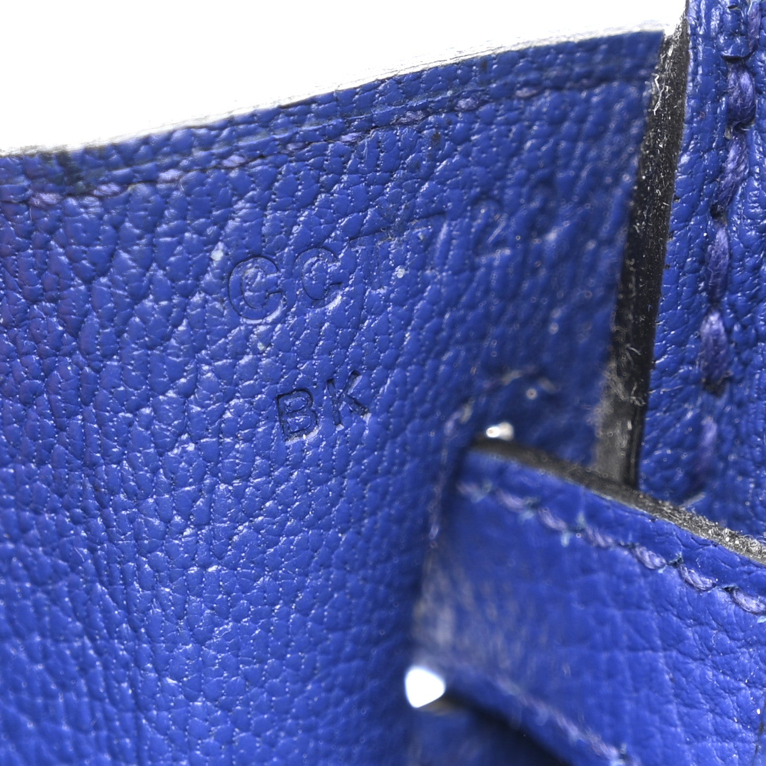 Hermes Togo Birkin 25 Bleu Electrique 7 of 13