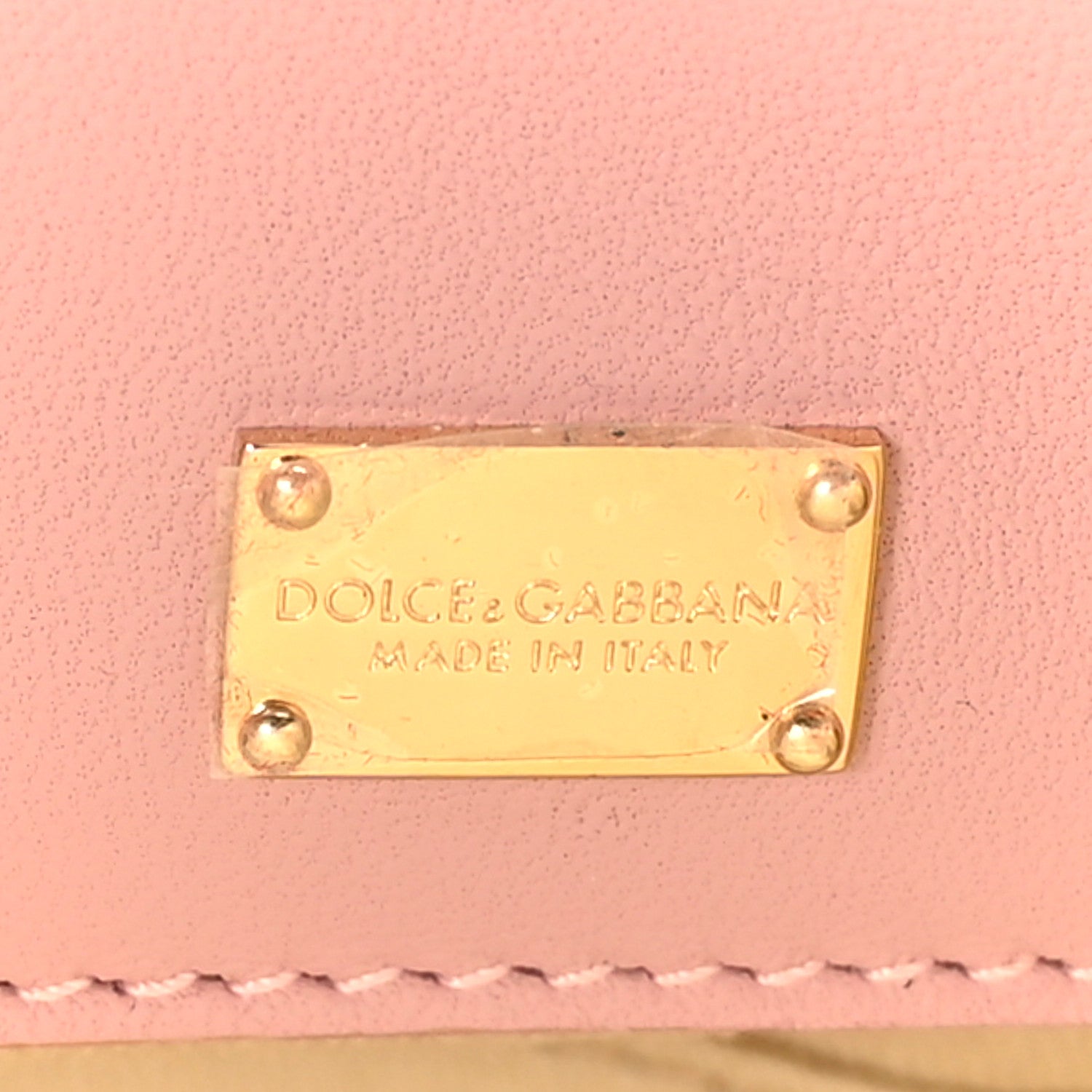 Dolce & Gabbana Lambskin Embroidered Laser Cut Shoulder Bag Rose Poudre 6 of 8