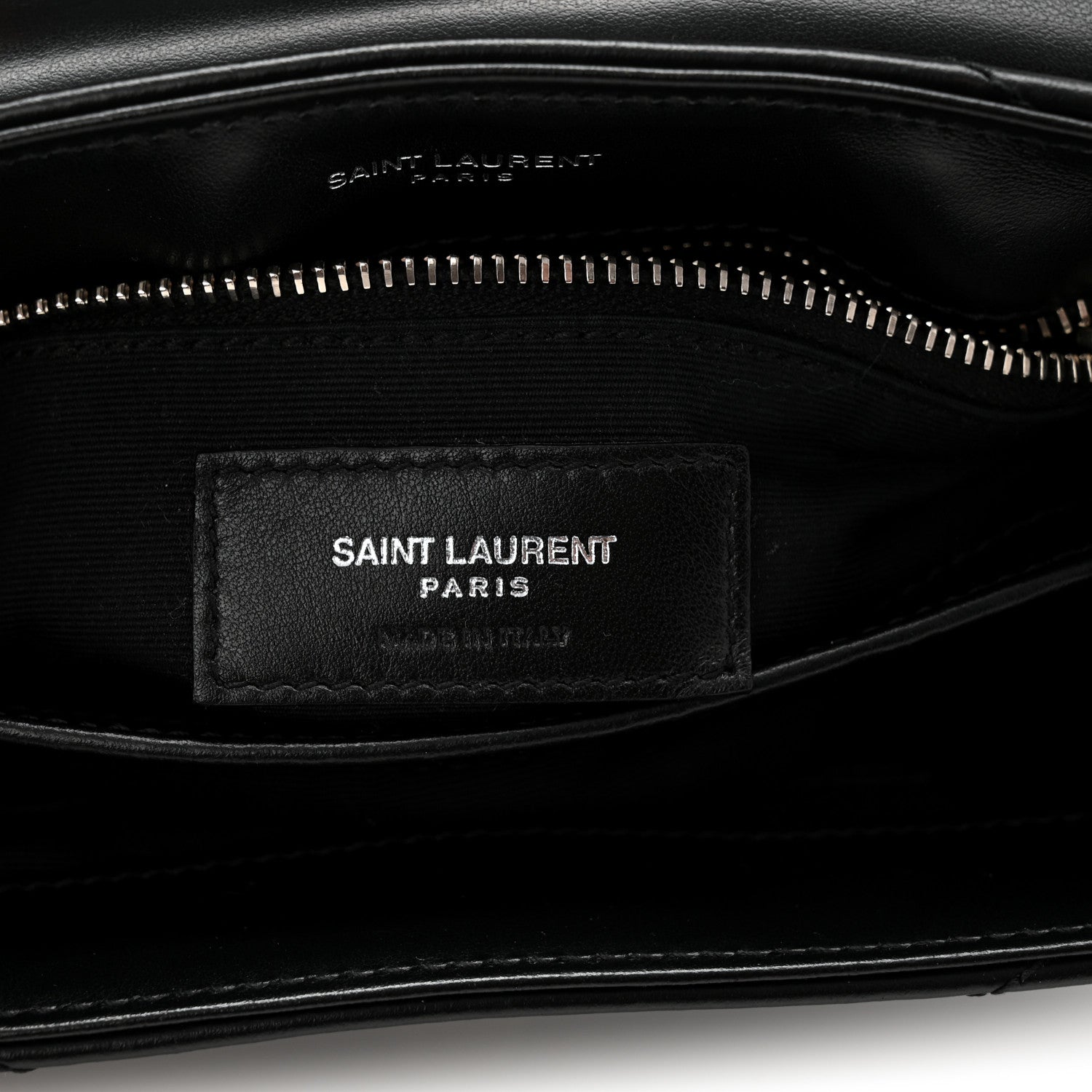 Saint Laurent Calfskin Y Quilted Monogram Toy Loulou Crossbody Bag Black 6 of 10