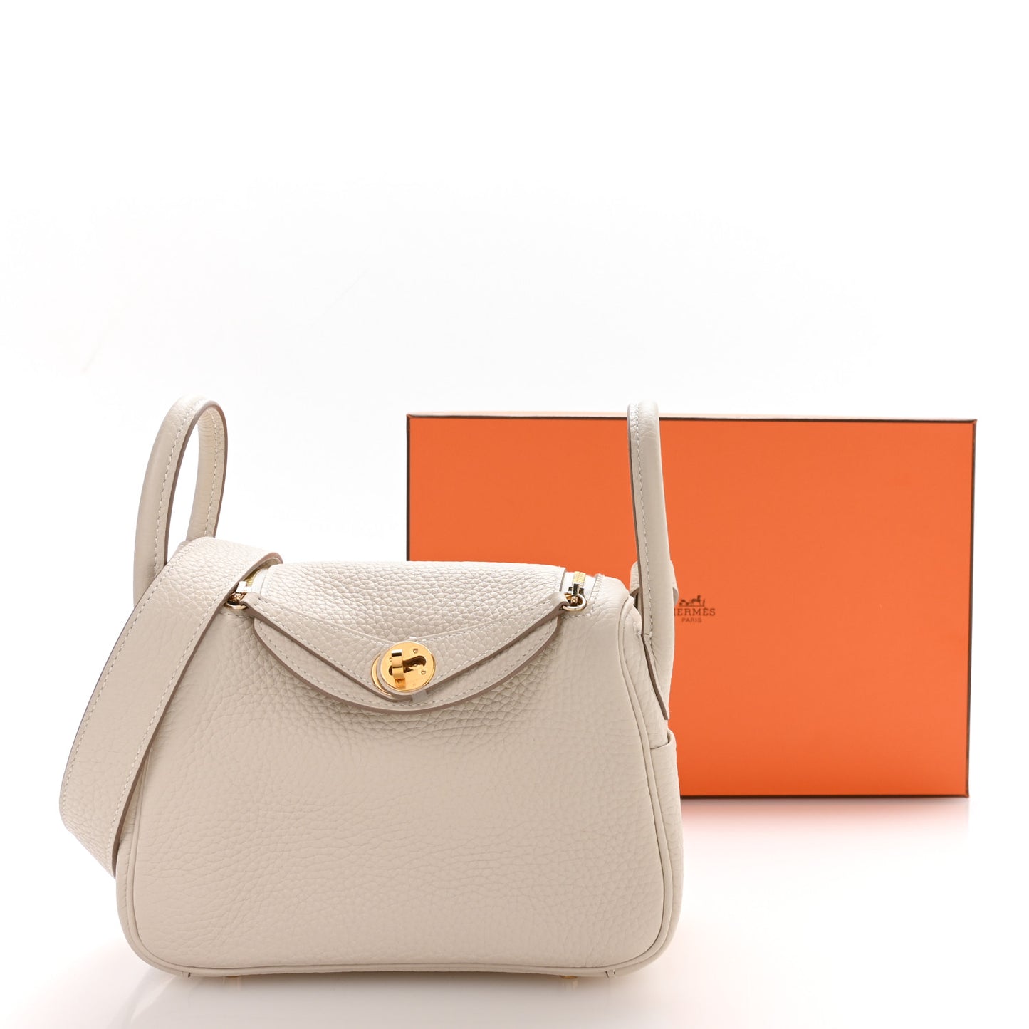 Taurillon Clemence Mini Lindy 20 Craie