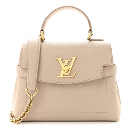 Louis Vuitton Soft Calfskin Mini Lockme Ever Greige 1 of 9
