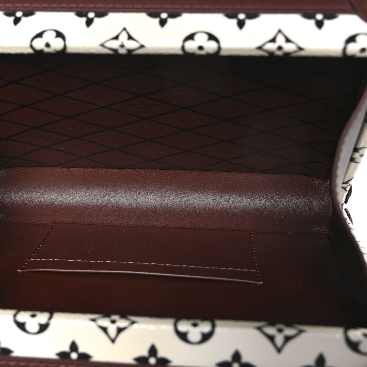 Monogram Petite Malle Black White