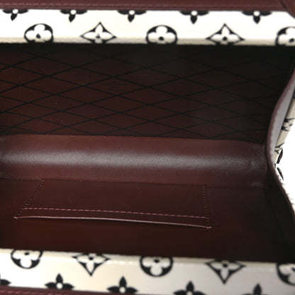 Louis Vuitton Monogram Petite Malle Black White 5 of 9