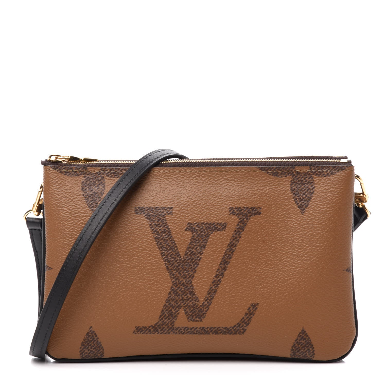 Louis Vuitton Reverse Monogram Giant Double Zip Pochette 1 of 12