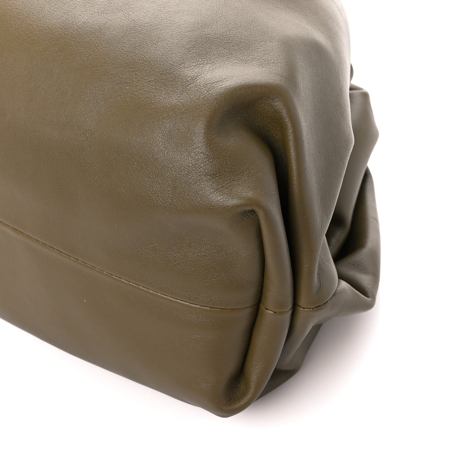 Bottega Veneta Smooth Butter Calf The Pouch Oversized Clutch Mud 11 of 11