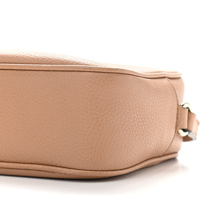 Gucci Pebbled Calfskin Small Soho Disco Bag Camelia 9 of 10
