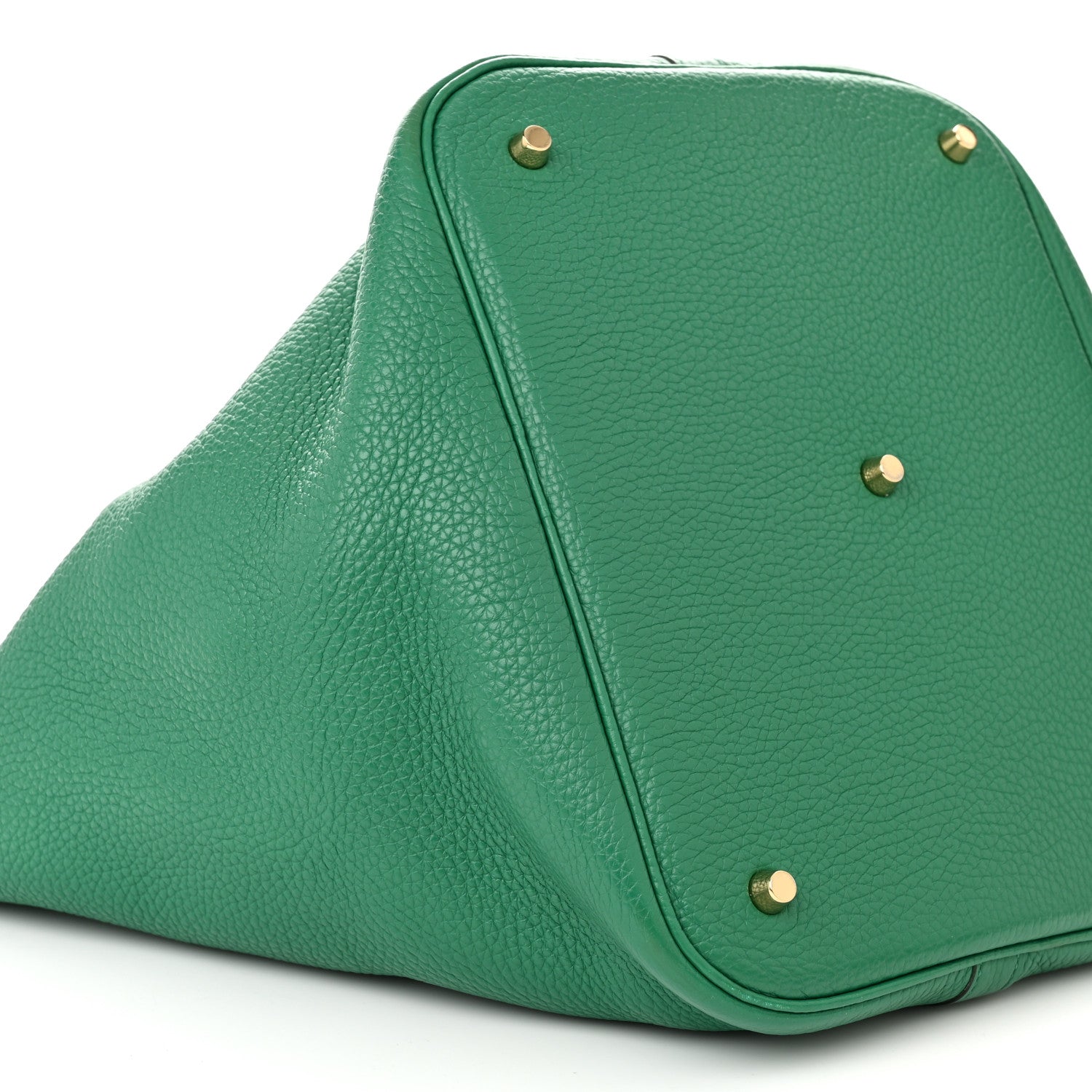 Hermes Taurillon Clemence Picotin Lock 22 MM Vert Vertigo 9 of 10