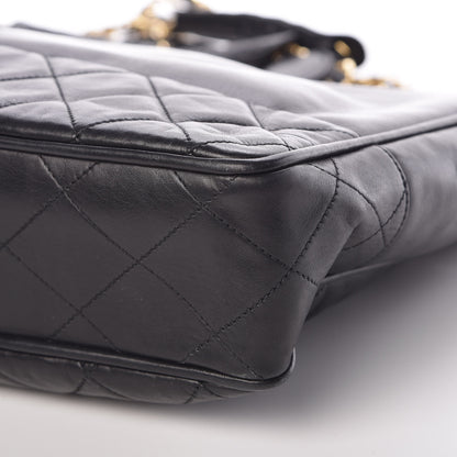 Chanel Lambskin Quilted Tote Black 16 of 18