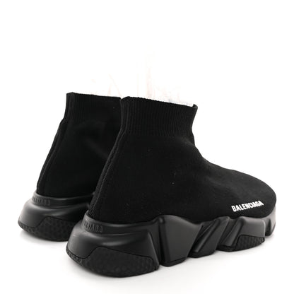 Balenciaga Technical 3D Recycled Knit Womens Speed 2.0 Sneakers 36 Monocolor Black 4 of 13