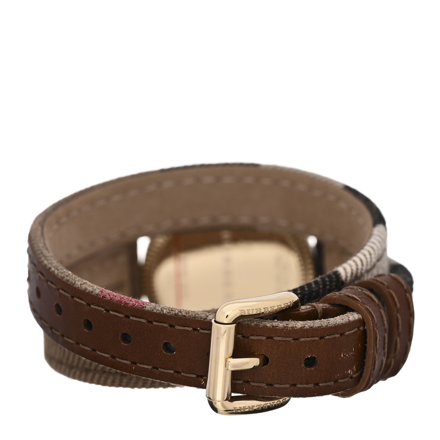 Burberry Stainless Steel Calfskin 30mm Double Wrap Quartz Watch BU7851 3 of 5