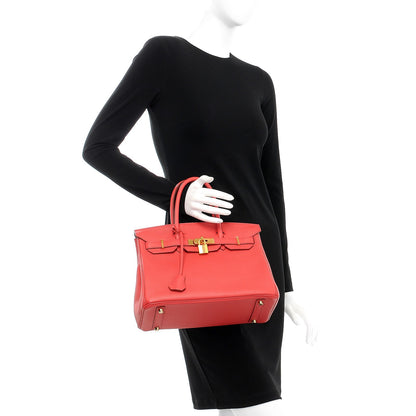 Hermes Taurillon Clemence Birkin 30 Bougainvillea 2 of 31