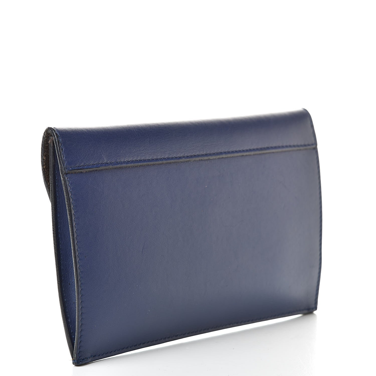 Celine Smooth Calfskin Tie Knot Companion Pouch Dark Indigo 3 of 14