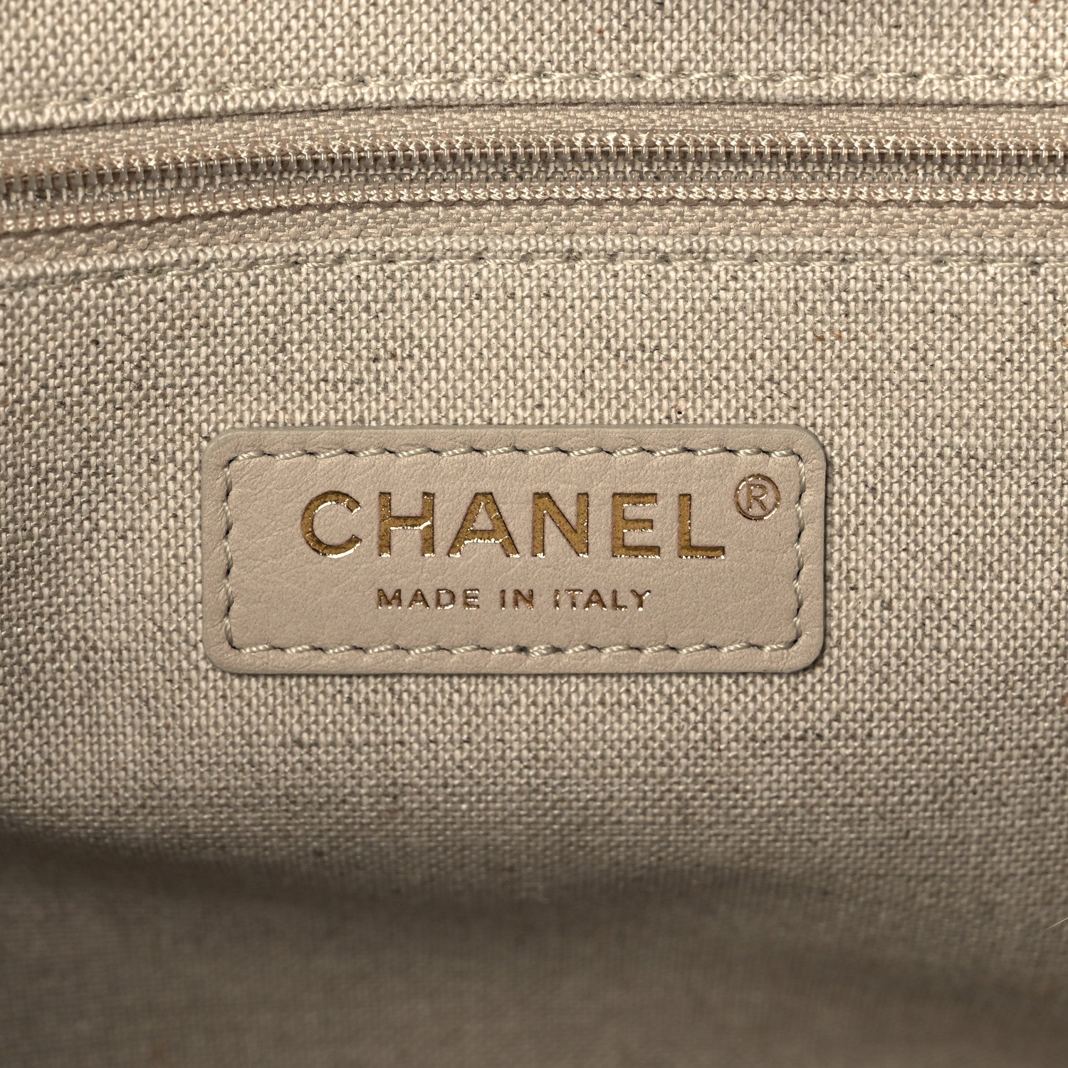 Chanel Mixed Fibers Small Deauville Tote Beige Black 7 of 11
