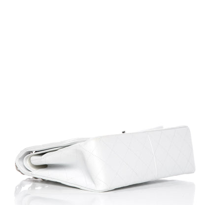 Chanel Caviar Quilted Jumbo Double Flap White 4 of 15