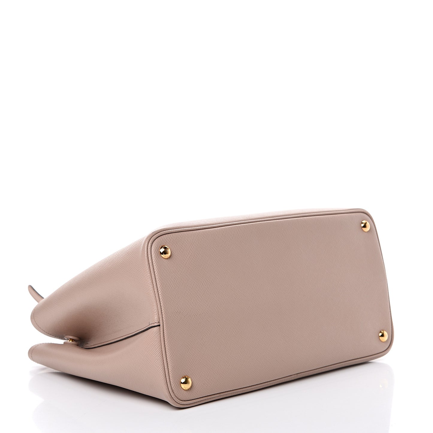Saffiano Cuir Medium Double Bag Cipria