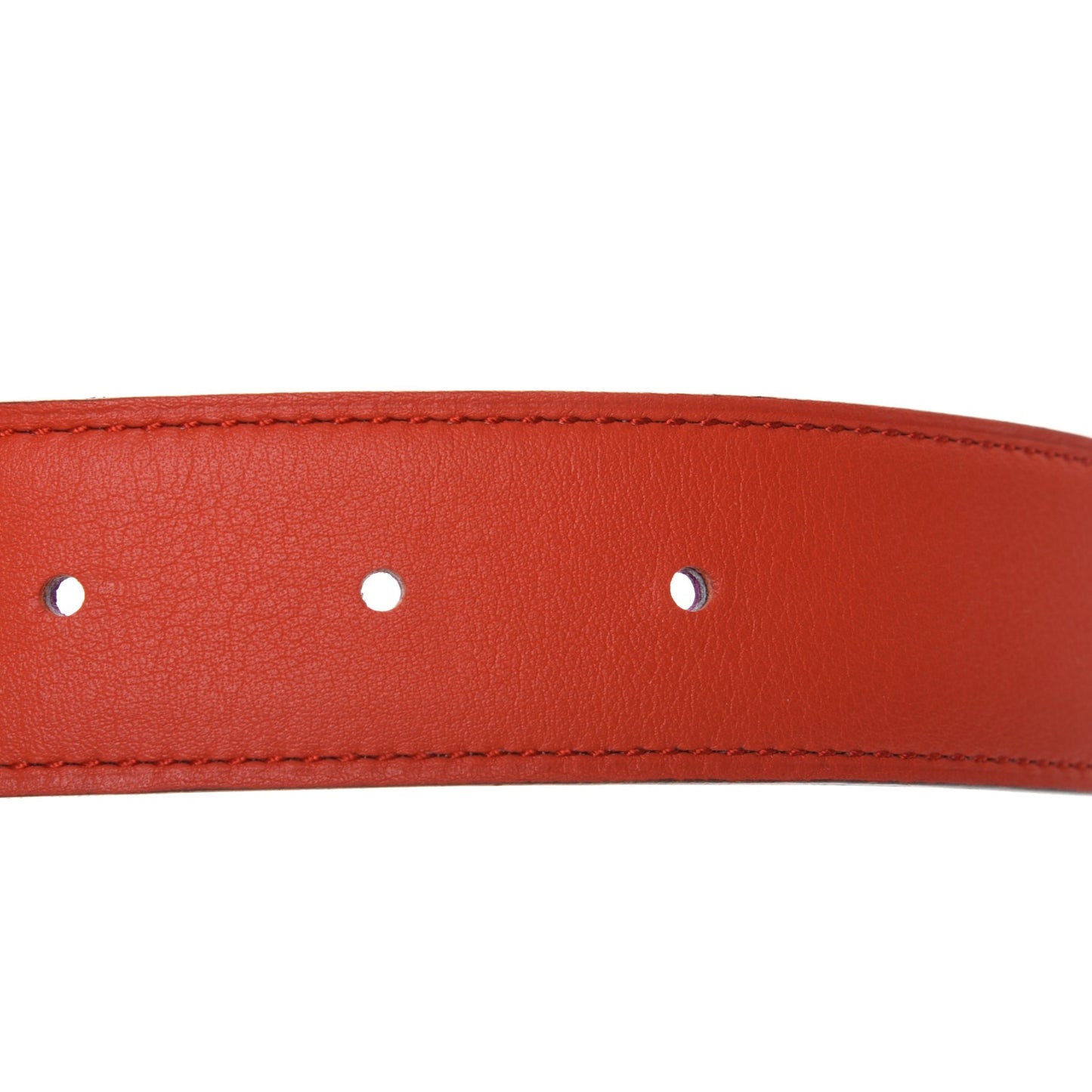 Swift Epsom 32mm Au Carre H Belt 85 Anemone Capucine