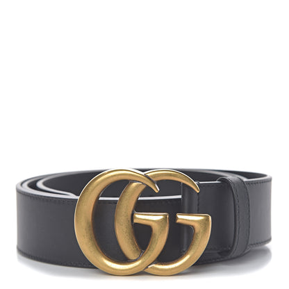 Gucci Calfskin Double G 40mm Belt 110 44 Black 1 of 6