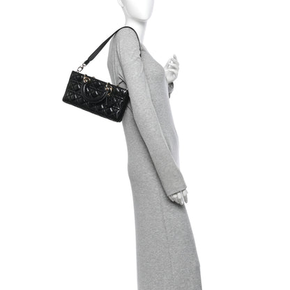 Christian Dior Lambskin Cannage Medium Lady D-Joy Black 2 of 10
