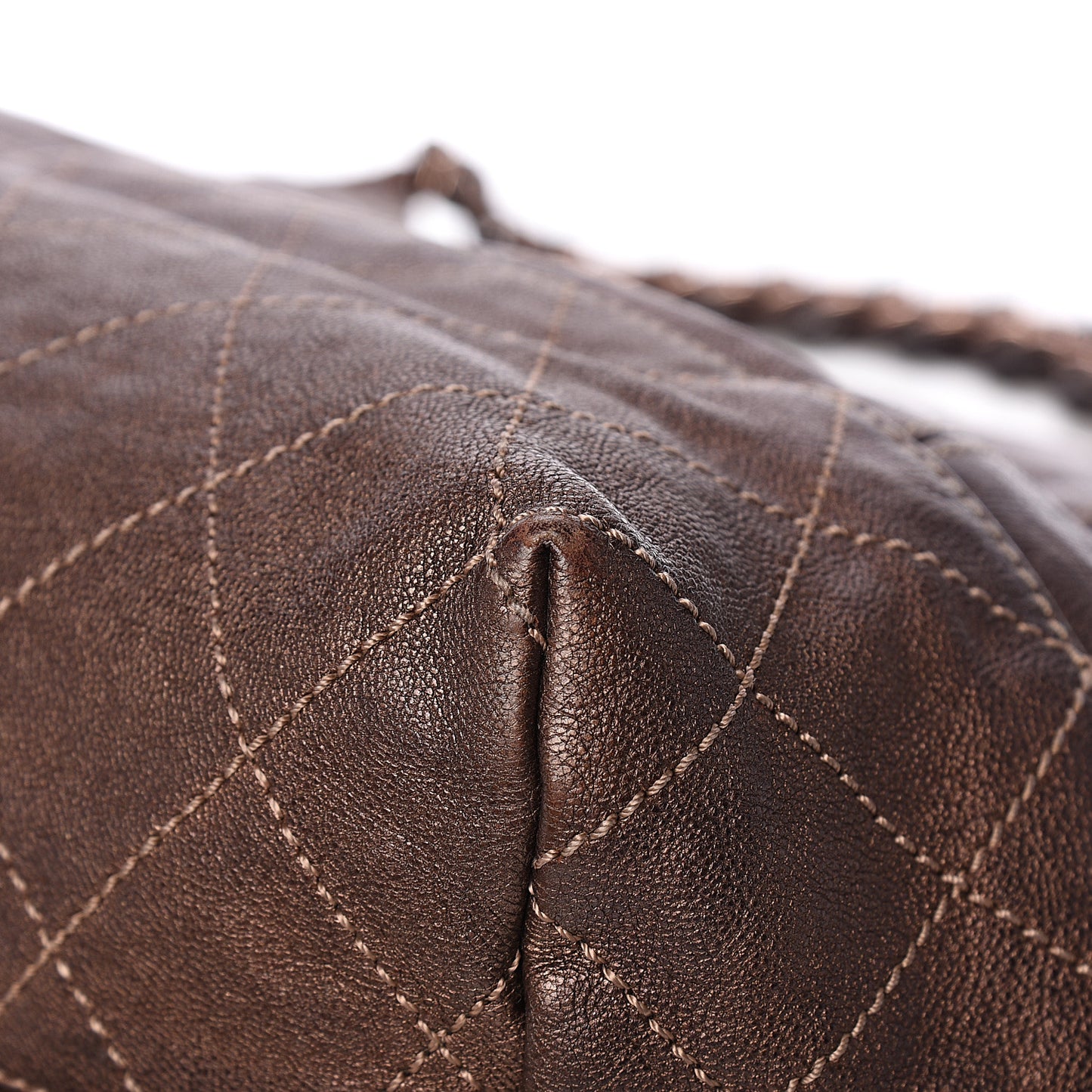 Metallic Calfskin Baby Coco Cabas Bronze