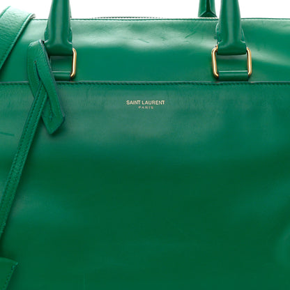Saint Laurent Calfskin Classic Duffle 6 Green 8 of 18