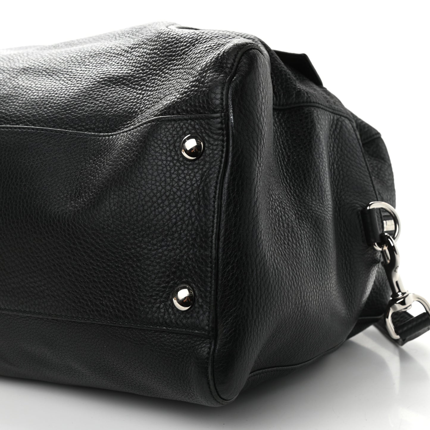 Pebbled Calfskin Soho Carry On Duffle Black