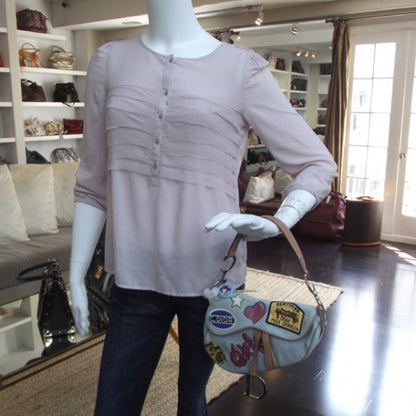 Christian Dior Denim Speedway Saddle Bag 2 of 12