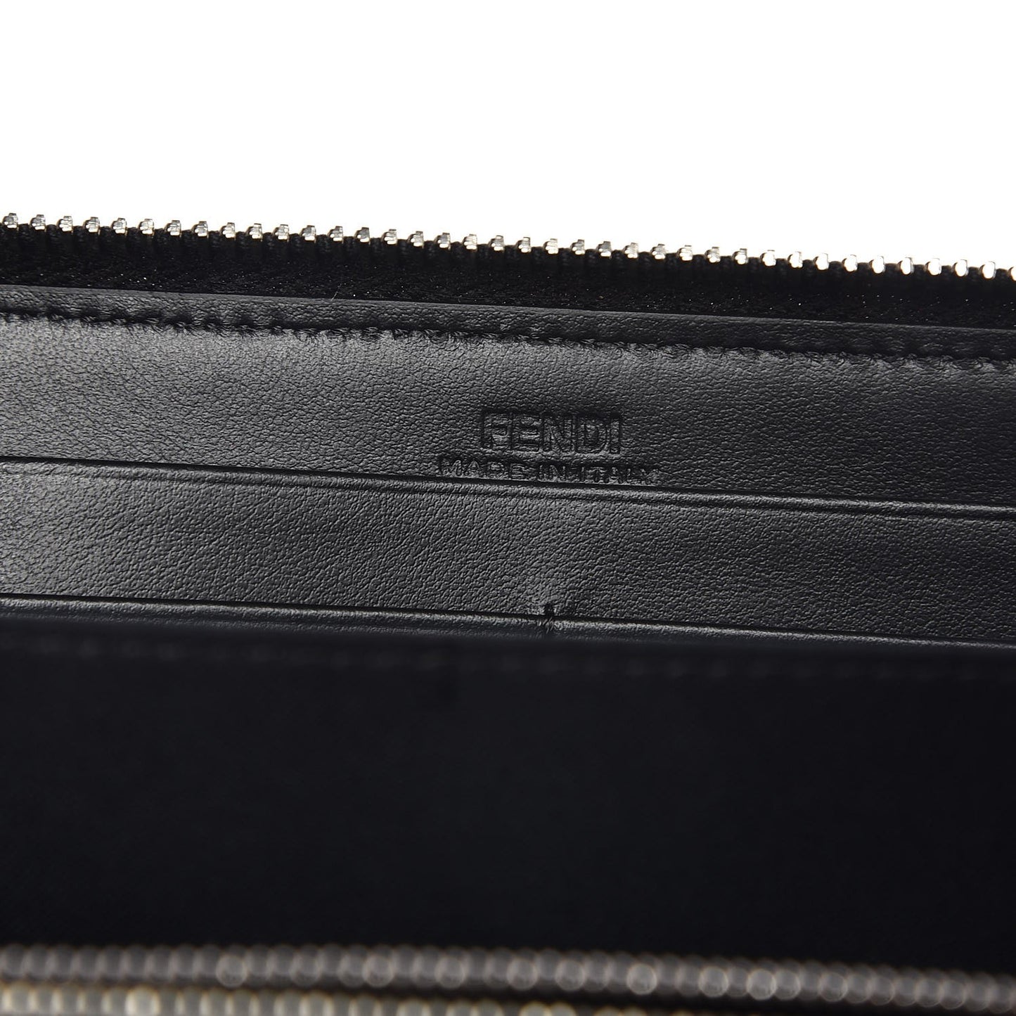 Vitello Liberty Fun Fair Studded Zip Around Wallet Black Multicolor