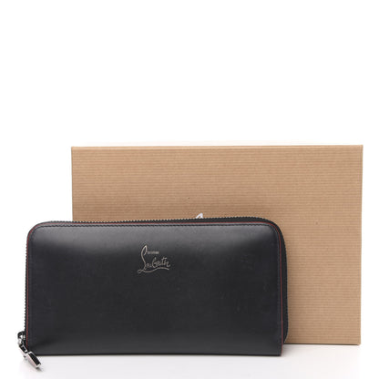 Christian Louboutin Calfskin Panettone Zip Around Wallet Black 11 of 12