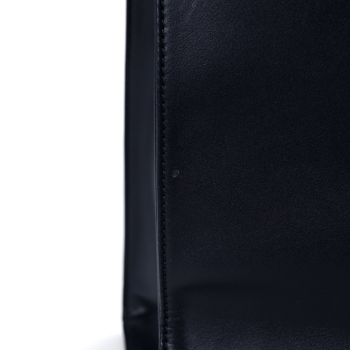 Vegan Leather Large Shopping Bag Navy