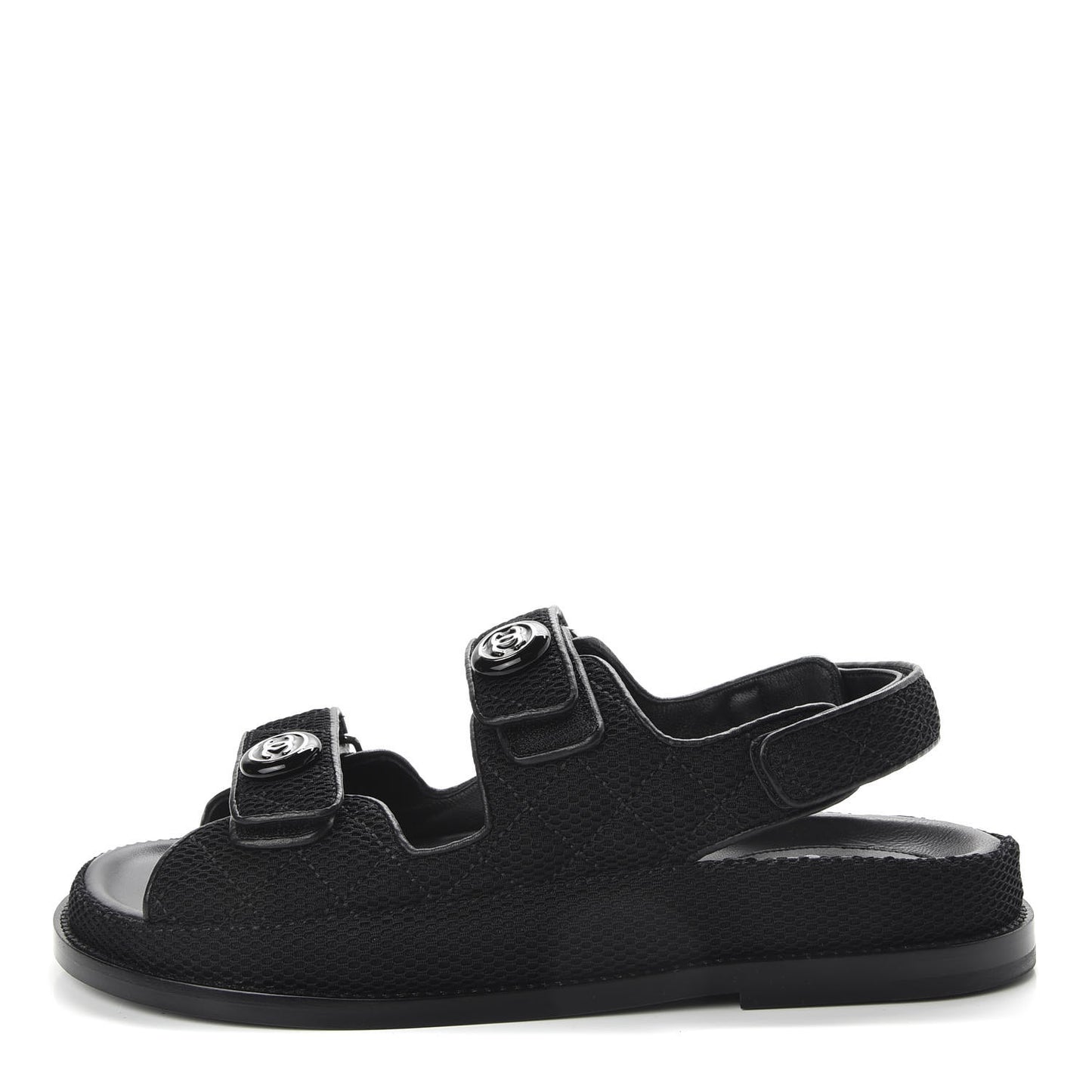 Mesh Velcro Dad Sandals 38.5 Black
