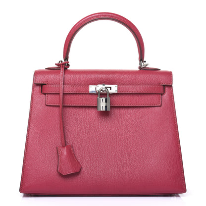 Hermes Chevre Kelly Sellier 25 Framboise 1 of 42