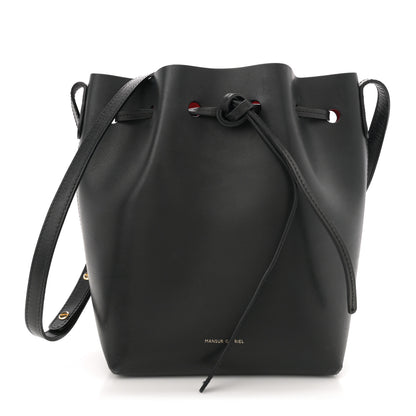 Mansur Gavriel Calfskin Bucket Bag Black Flamma 1 of 15