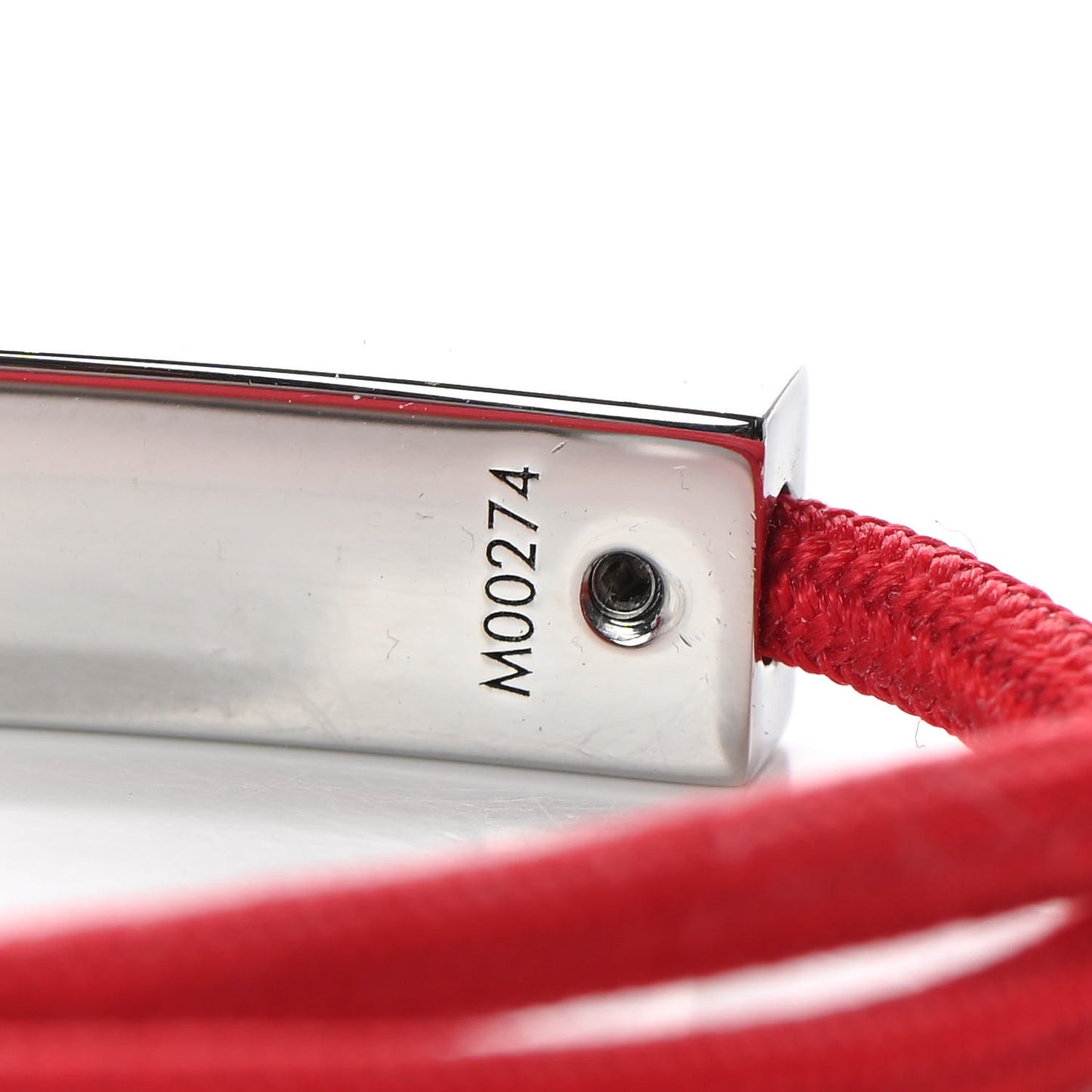 Nylon LV Space Bracelet Rouge