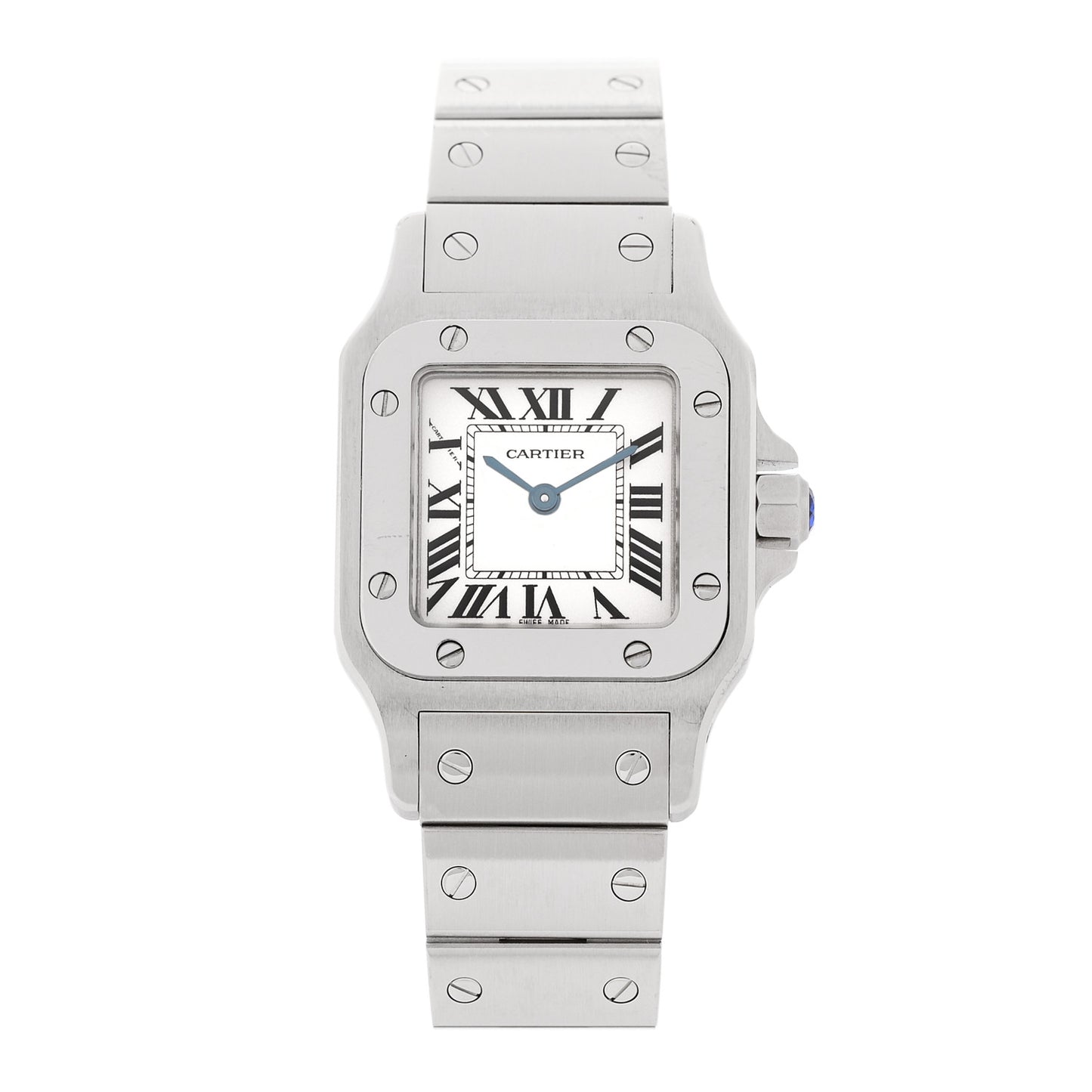 Stainless Steel 24mm Santos de Cartier Galbee Quartz Watch