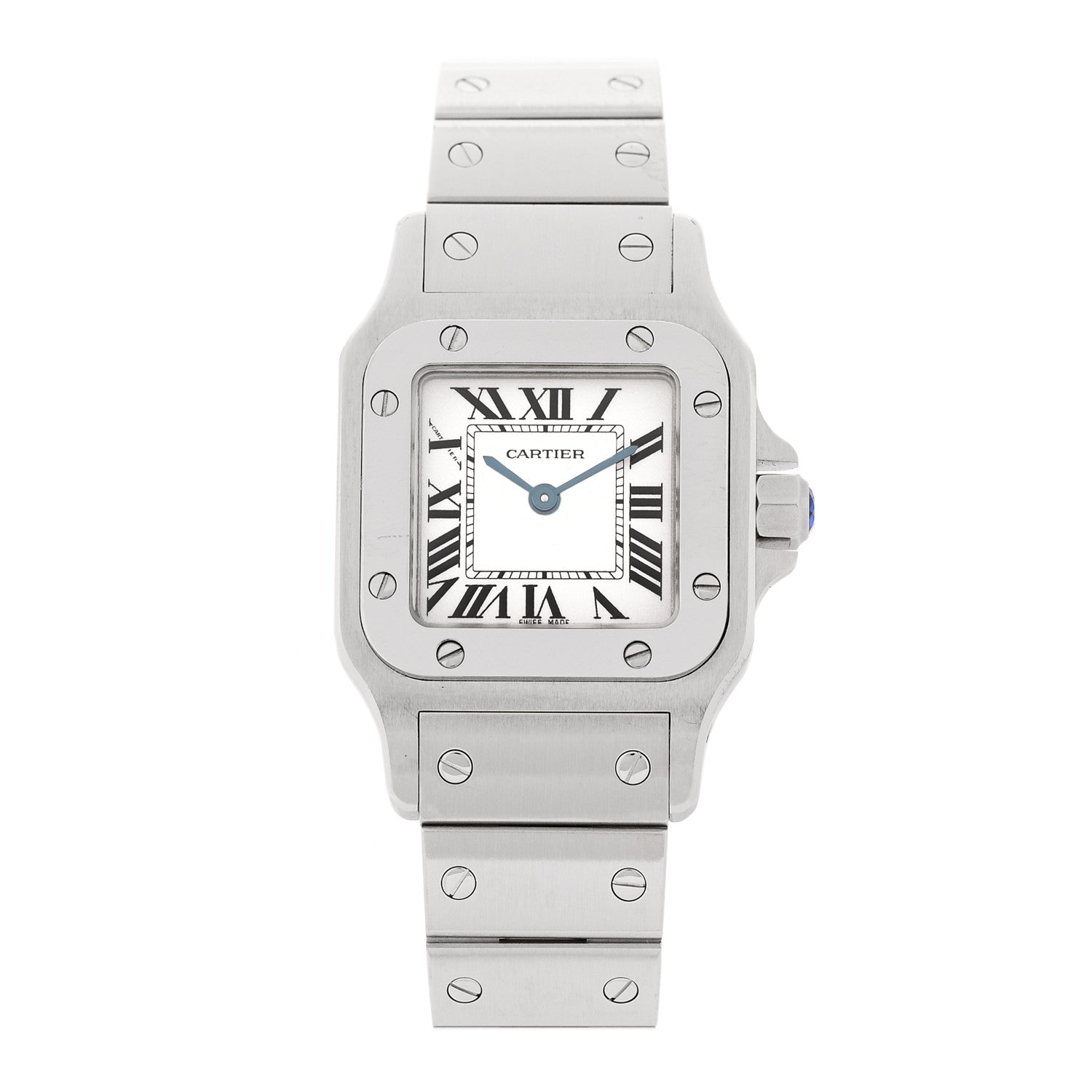 Cartier Stainless Steel 24mm Santos de Cartier Galbee Quartz Watch 1 of 4