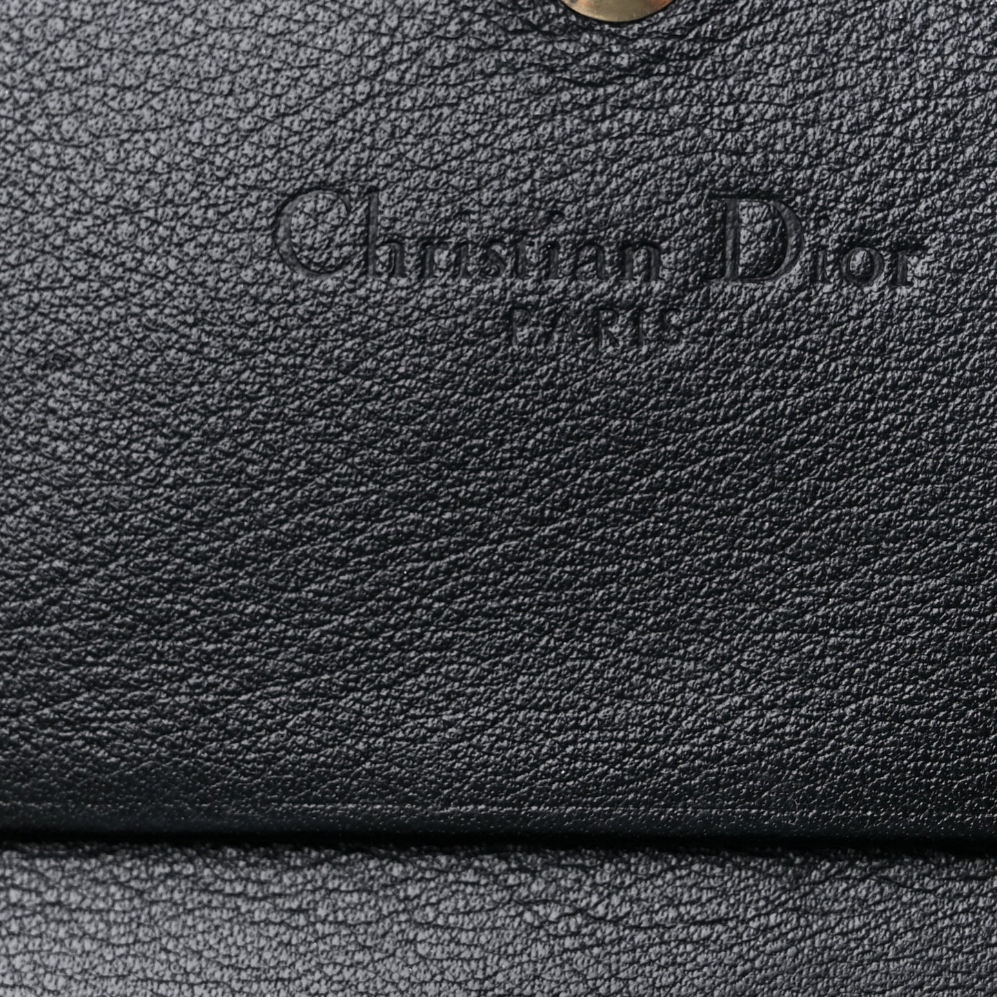 Patent Cannage Mini Lady Dior Wallet Black